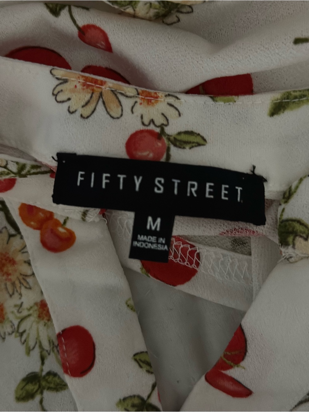 NWT Women’s Floral Tomato Short Sleeve Essential Stylish Country Blouse - Picture 5 of 5